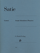 Avant-Dernieres Pensees piano sheet music cover